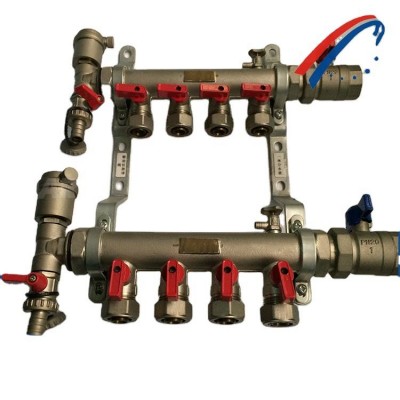 Factory supply new design water gas distribution collector pex pipe manifold with manual control valve