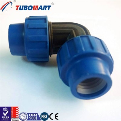 Hot Sale China Manufacture L Type Plastic Pipe Connector PP Fittings