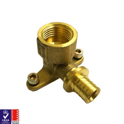 China wall mounted female elbow brass fitting of factory price