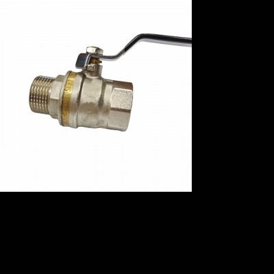 Pex Pipe Female Male Thread Connecting Brass Ball Valve With Al Handle For Water And Gas