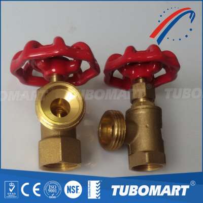 China supplier 2 way brass water stop valve CE AGA watermark certificated