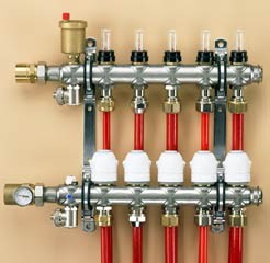 brass manifold floor heating manifold