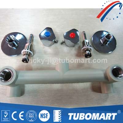 Tubomart hot sale plastic pipe ppr mixer for water shower faucets