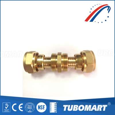 Lowest price bule Malleable compression brass fitting plumbing union for pex gas pipe