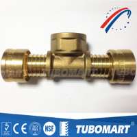 Brazil style NPT thread pex sliding plumbing fitting for pex tube water supply