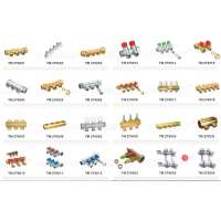 Underfloor heating manifold floor heating system brass manifolds